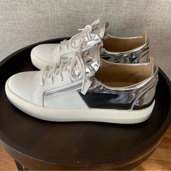 Giueseppe Zanotti Double Zip Sneaker Size 43 IT/ 10 US - Picture 3 of 15